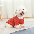 thumbnail image 3 of Dog Sweater, Puppy Dog Shirt Coat Jacket, Warm Soft Pet Clothes Coat Jacket for Small Medium Dogs Girl Boy Red XS, 3 of 7