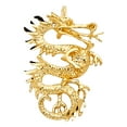 thumbnail image 2 of Ioka-14K Yellow Gold Dragon Charm Pendant with 1.2mm Singapore Chain Necklace - 22", 2 of 6