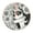 Bandage, variant on Lukts Floral Sugar Skull Portrait Print Color Life Christmas Tree Skirt, Winter Holiday Tree Mat Decoration ,Can be Used as A Shawl-30"
