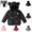 Black, variant on YOUYEDIAN Kids Hooded Puffer Jacket Winter Zipper Quilted Padded Down Jacket Warm Windbreaker Long Sleeve Coat