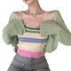 thumbnail image 3 of Chaleco de punto sin mangas para mujer, camiseta sin mangas de punto para mujer, chaleco de punto sin mangas de verano, top de punto con tirantes finos, integración sin costuras, 3 of 9