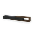 thumbnail image 2 of POVISON Modern Extendable Black TV Stand, Wood Media Console for Up to 85 Inch TV with 3 Drawers, Brown, 78.7", 2 of 6