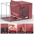thumbnail image 2 of Sorbus Storage Bin with Dividers, Stackable & Foldable with Window & Handles for Linens & Clothes, 2 of 4