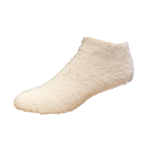 Medipeds Low Cut Sleep Socks 1 Pair, White, W4-10