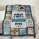 thumbnail image 2 of LHSHID Grandson Gifts from Grandma Grandpa Gifts for Grandson Grandson Birthday Gifts Grandson Grandson Gifts for Fathers Day Grandson Blanket 30"x40", 2 of 6