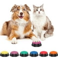 thumbnail image 3 of 4Pcs/6Pcs Dog Talking Button Recordable Dog Communication Button Colorful Pet Training Buttons Battery Powered Pet Training Buzzer Clear Recording Dog Button Easy to Use for Dogs Pets Spe, 3 of 10