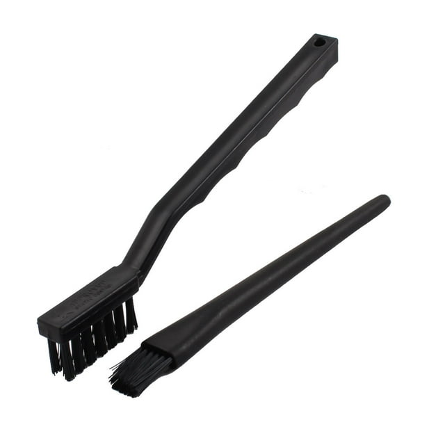 Kit de cepillos antiestáticos ESD de 2 piezas con mango de plástico negro antideslizante