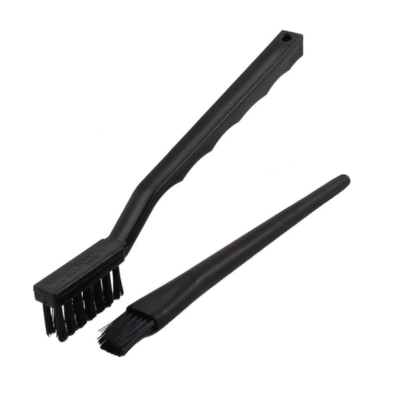 Kit de cepillos antiestáticos ESD de 2 piezas con mango de plástico negro antideslizante