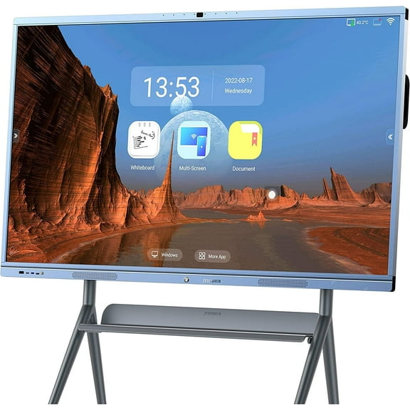 JYXOIHUB Samrt Board, 65 Inch 4K Interactive Whiteboard for Office and Business Meeting Board