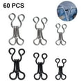 thumbnail image 1 of 60pcs Sewing Hook And Eye Fasteners For Bra And Garments, 3 Sizes, 1 of 4