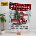 thumbnail image 2 of Teesdily | Customized Red Truck Christmas Blanket, All Roads Lead Home At, 2 of 8