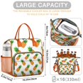 thumbnail image 5 of Pineapple Large Lunch Bag Women Insulated Lunch Box for Work Leakproof Soft Cooler for Picnic Travel Road Trips, Loncheras Para Mujer Adult, 5 of 6