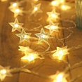 thumbnail image 2 of Guirnaldas elásticas de luces de estrella, luces centelleantes impermeables, dormitorio, boda, pared, interior, exterior, decoración, blanco cálido ACTIVE Biensenido a ACTIVE, 2 of 4