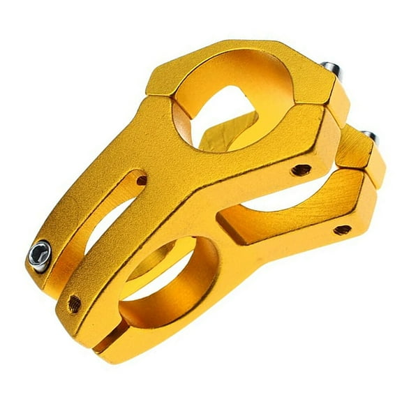 OUNONA Brake Downhill Bike Handlebar Stem Universal Bike Handlebar Stem 3.18X4CM Golden