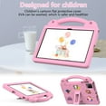 thumbnail image 2 of For T-Mobile REVVL Tab 5G Tablet 10.36 inch 2023,Cute Kids Kawaii Cover 3D Cartoon Handle & Stand Soft Silicone Shockproof Lightweight Rugged EVA Foam Case,Pink, 2 of 8