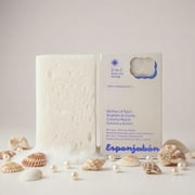 (2 pack) Esponjabon Mother of Pearl Soap Sponge - Brightening Effect 2-in-1 Soap Sponge – For Face and Body - 4.2 oz