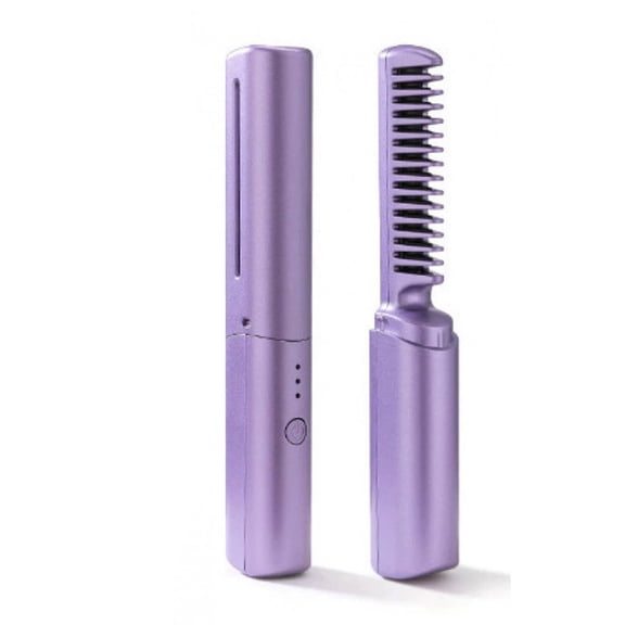 Verdlora Flat Iron Hair Straightener Mini Flat Iron Cordless Hair Straightener,Purple
