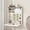White, variant on ARTETHYS Floating Vanity Desk with Mirror and Lights Small Wall Mounted Makeup Set with Storage White Farmhouse Dressing Table for Tiny Space