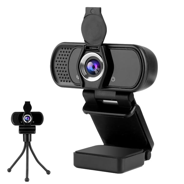 Cámara web Xinidc Full HD 1080P con micrófono para ordenador portátil o de escritorio