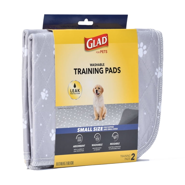 Glad For Pets Washable Reusable Dog Training Pads, Small 2 Pack photo 4