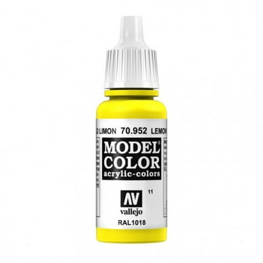 Vallejo 70952 Model Color 025 Lemon Yellow Acrylic Paint 18ml