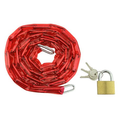 Red Beach Cruiser - Chain Lock 72