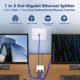 thumbnail image 2 of Conmutador Ethernet Binardat, divisor de red Gigabit de 3 puertos, 2 of 7
