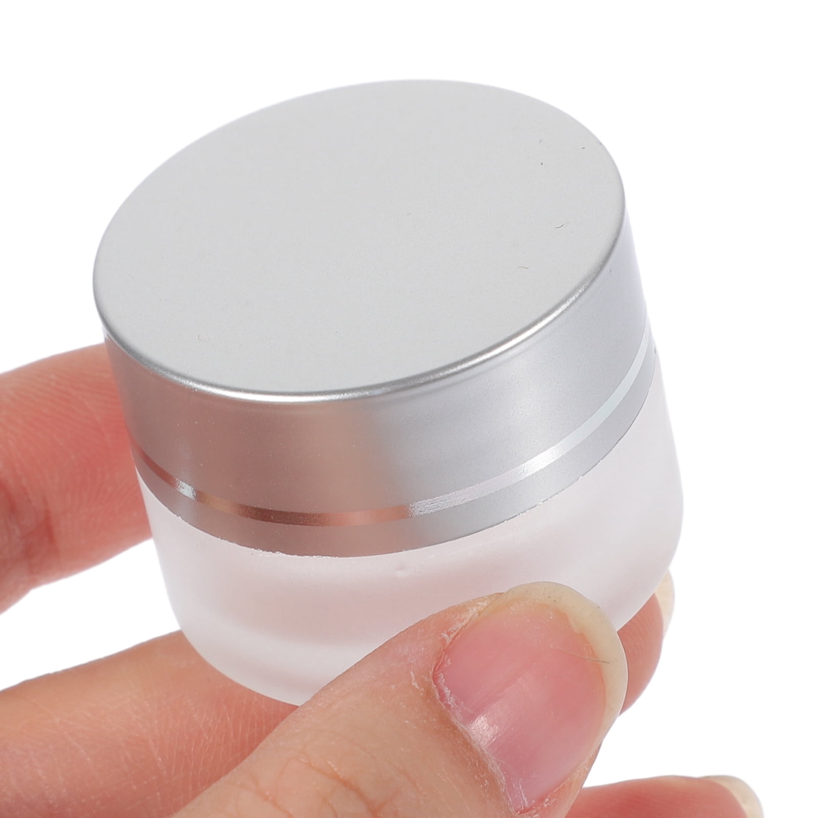 LEORX  10 Pcs Small Travel Containers Bottles Cream Jars with Lids Portable
