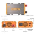 thumbnail image 3 of Inversor de onda sinusoidal pura de 1200 W, entrada de 12 V CC, salida de 110 V CA, salida de 12 V CC., 3 of 7
