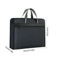 thumbnail image 3 of Boovnll File Bag Handheld Information Bag Business Zip File Bag Large Capacity Briefcase, Home Decor, Room Decor, Living Room Decor, 3 of 6