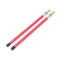 thumbnail image 3 of Drums Stick Brushes, Easy Storage Drum Brush  For Performance Red, 3 of 8