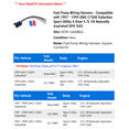 thumbnail image 2 of Fuel Pump Wiring Harness - Compatible with 1997 - 1999 GMC C1500 Suburban Sport Utility 4-Door 5.7L V8 Naturally Aspirated OHV GAS 1998, 2 of 2