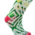 thumbnail image 2 of Cariloha Bamboo Printed Trouser Socks - Geo Floral Coral Socks 1 Pair, 2 of 2