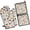 Rover Cream Dogs, variant on Rover Cream Dogs Bone Kitchen Oven Mitt and Pot Holder Sets 2 Pcs for Baking, Cooking and Grilling, Heat Resistant Up To 392 °F