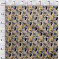 thumbnail image 2 of oneOone Georgette Viscose Yellow Fabric Dot|Triangle & Monster Cartoon Sewing Craft Projects Fabric Prints By Yard 42 Inch Wide, 2 of 4
