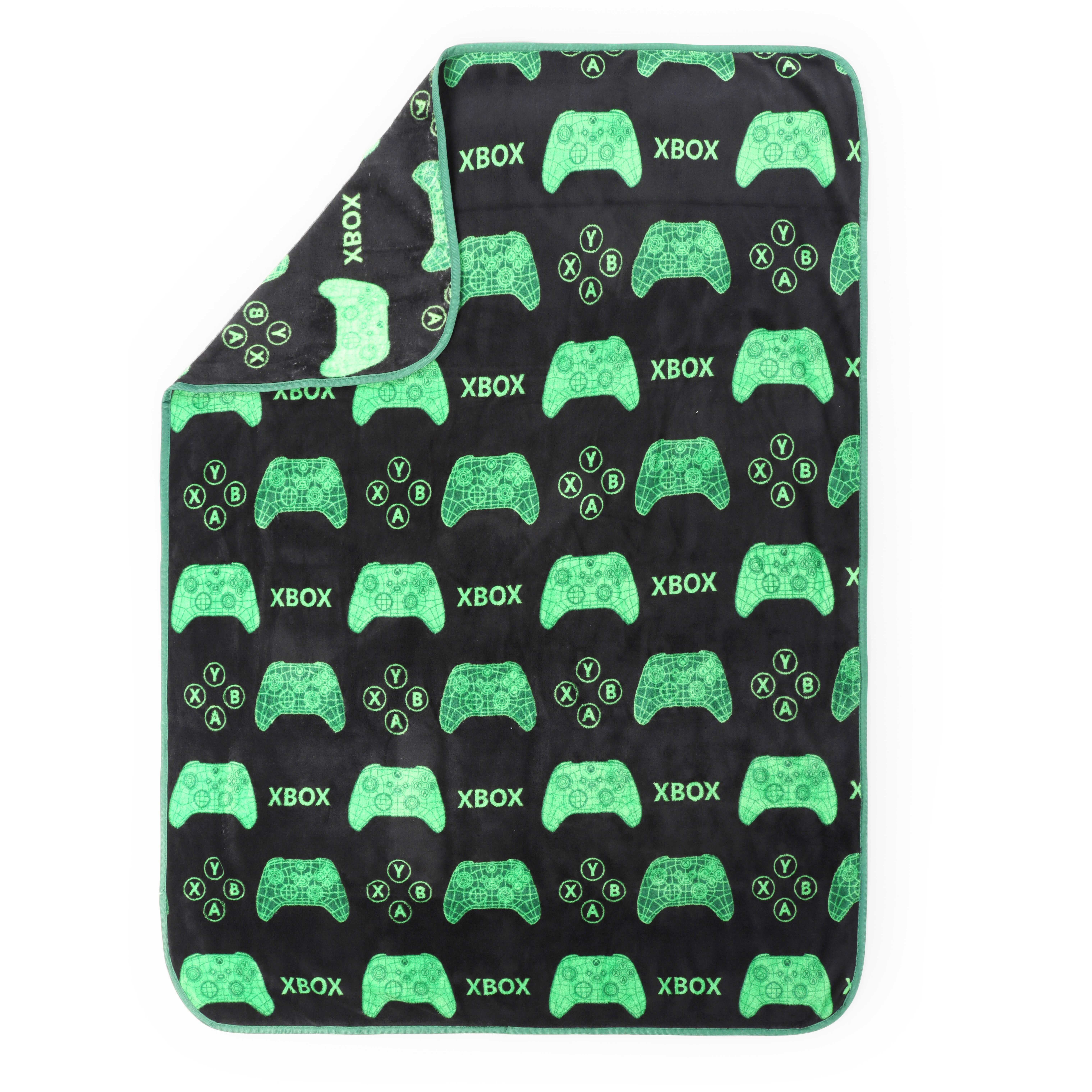 XBOX Kids Throw Blanket, 3D Hardware, Soft Coral Fleece, Multicolor, 46"x60"
