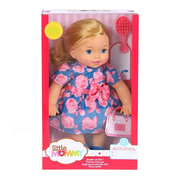Muñeca Little Mommy Mattel Vestido Floreado