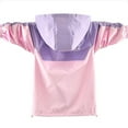 thumbnail image 6 of Delliss Girls' Spring Fall Loose Casual Jacket Outdoor Versatile Color Block Hooded Zipper Jacket Sports Top 3-15 Years, 6 of 6