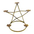 thumbnail image 1 of Lipstore Metal Display Stand Collections Crystal Display Crystal Ball Stand for Agate Antique Gold, 1 of 8