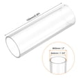 thumbnail image 2 of Uxcell Rigid Round Clear Tubing 44mm(1 3/4") ID x 50mm(2") OD x 0.5Ft(150mm) Length Plastic Tube, 2 of 6
