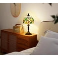 thumbnail image 6 of Orinova Tiffany-Style Table Lamp Stained Glass Bedside Lamp for Living Room Bedroom Traditional Desk Light 14.5'' H Multi-Color, 6 of 7