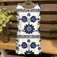 thumbnail image 3 of Smsaxvxz Summer Tank Tops for Women Fashion Floral Printed Crew Neck Sleeveless Shirts Casual Loose Blouse Khaki 03 S, 3 of 5