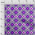 thumbnail image 2 of oneOone Polyester Spandex Purple Fabric Geometric Diy Clothing Quilting Fabric Print Fabric By Yard 56 Inch Wide, 2 of 4