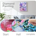 thumbnail image 4 of Diamond Art Kits for Adults Landscape Flowers 5D Diamond Painting Dots Art Kits for Adults Beginner DIY Full Round Gem Art for Home Wall Decor Gift 12 x 16 Inch, 4 of 4