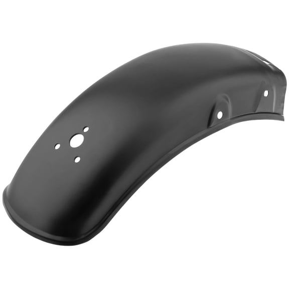 Heavy-Duty Matte Black Stainless Steel Rear Fender - Pre-Drilled Splash Guard for Suzuki GN125 / GN250 Motorcycle