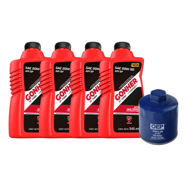 Kit Cambio De Aceite Gol 2014 Al 2020 1.6 Gonher 20w50