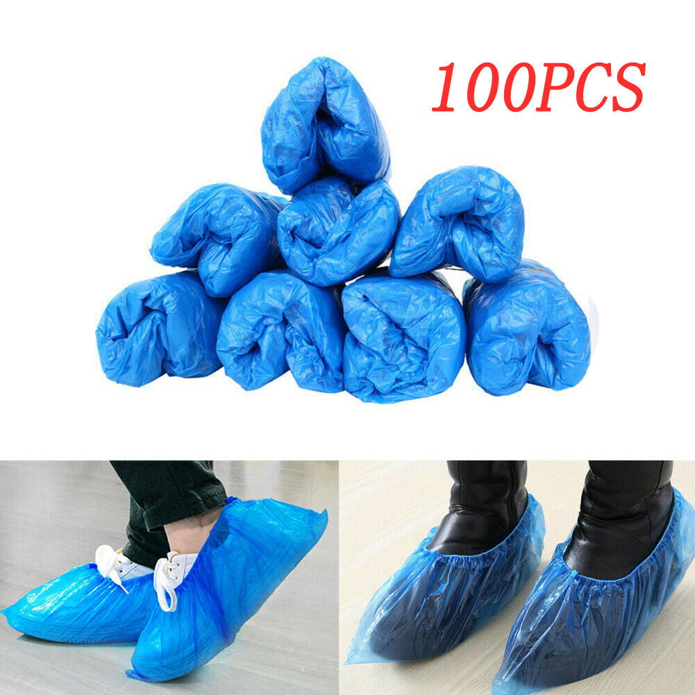 10/50/100 pcs Disposable Shoe Covers Overshoes For Shoes Protect Carpets & Flool 