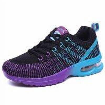 Women Running Shoes Girl Mesh Air Cushion Athletic Hiking Weightlifting Dancing Joggers Tennis Comfortable Lightweight Sneakers Lace-up Soles Footwear 41
