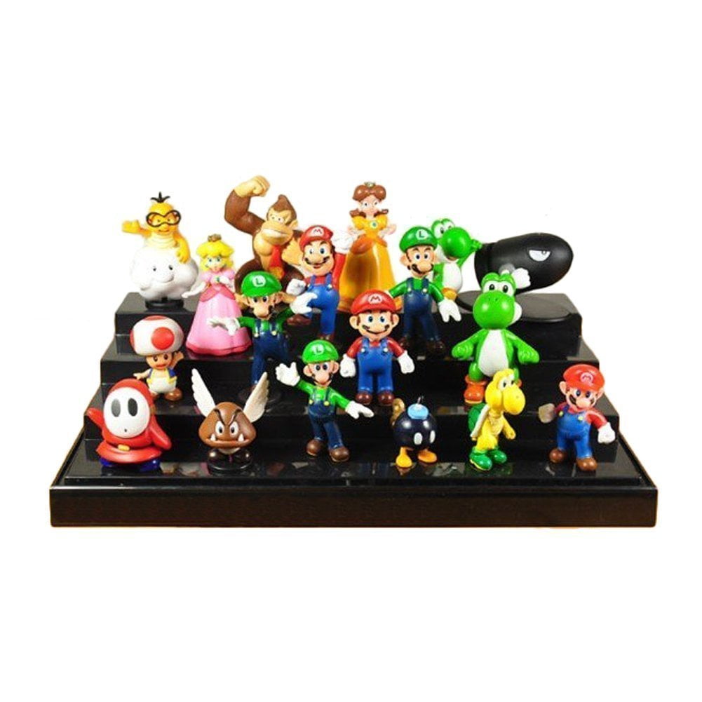 Generic 2 inch Super Mario Brothers Figures Set,18pcs PVC Characters