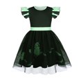 thumbnail image 3 of mgoYE Girls Dress Kids Halloween Flutter Sleeve Tulle Dresses Kids Halloween Birthday Gift Princess Dress, 3 of 6